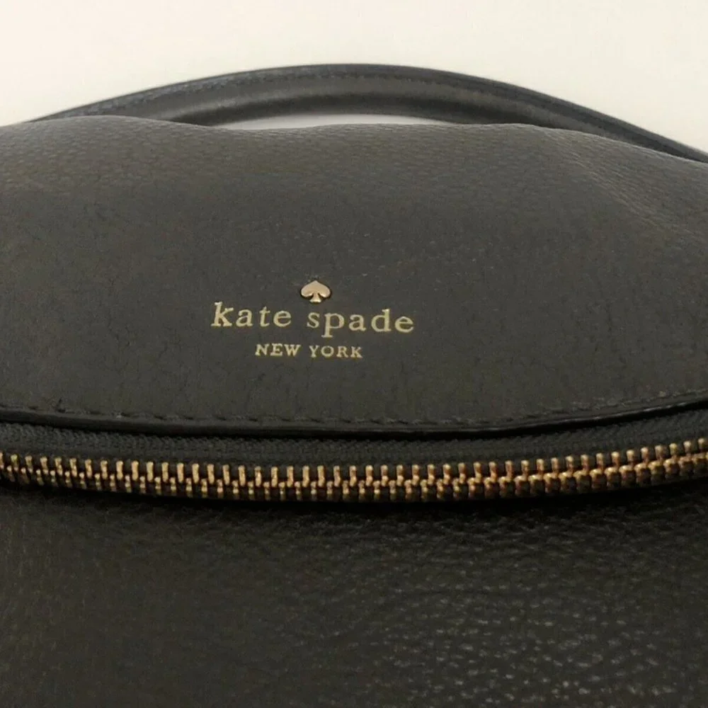 Kate Spade Crossbody Shoulderbag Devin Cobble Hill Smoke Gray Pebble Leather
